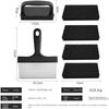 Kit de Limpeza Anti-riscos para Grelha 6 Polegadas Raspador de Churrasqueira e Conjunto de Esponjas Para Utensílios Blackstone Seguro Para Superfícies Antiaderentes