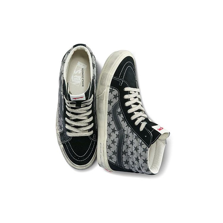Vans Vault OG Sk8-Hi Reissue LX Bianca Chandon Black Grey White Unisex Sneakers VN0A4BVH82Q