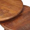 Nesting Coffee Tables Set 3 Pcs Honey Brown Solid Mango Wood