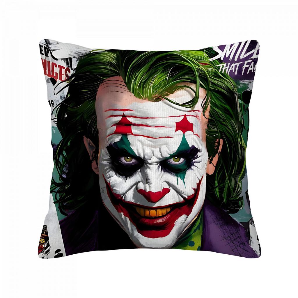 Joker Luxury Cushion Cover Interior Decoration Throw Pillow Covers for Living Room Cushions Home Decorations Anime