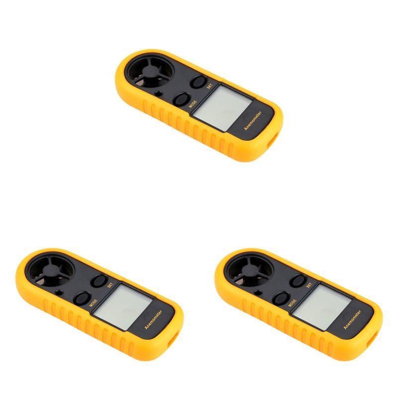 Digital Anemometer Wind Speed Meter With Backlit Display For Weather Monitoring