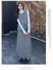 Elegant Retro Polka Dot Three-Piece Set: Vest, Base Layer, Slimming Skirt - Korean Style Autumn/Winter Fashion