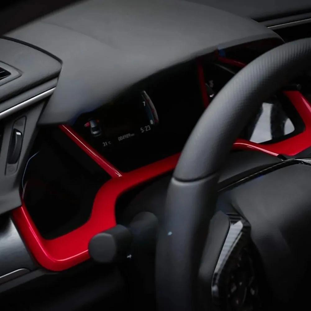 Upgrade Your Vehicle's Appearance with Carbon Fiber Style Speedometer Panel Frame Cover Trim for Honda Civic 2016 2025