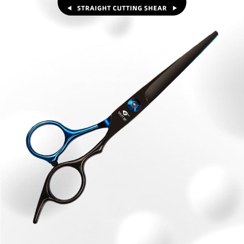 Pro Barber Blue-Black Stainless Steel Thinning Scissors for Hair Salon Stylists