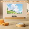 Universal Soundbar Stand Metal Wall Mount Speaker Stands Vibration Free Anti Drop Sonos Beam Wall Mount Bracket Home Decoration