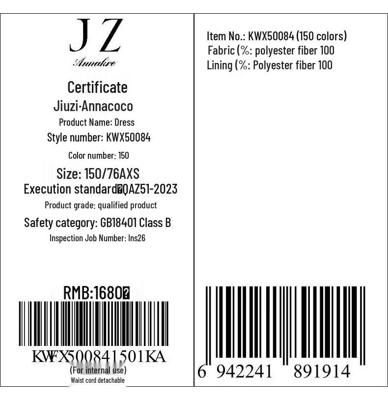 JUZI ANNACAU Rochie Midi Elegantă din Șifon cu Imprimeu Folcloric