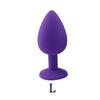 3Pcs/Set Safe Butt Plug With Crystal Detachable Jewelry Anal Plug Vagina Clitoris Vibrator Sex Toy