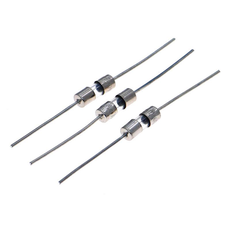100pcs 10value 3.6*10mm 250V Double Iron Cap Axial Slow Glass Fuse Kit Box With Lead Wire 0.5A 1A 2A 3A 3.15A 4A 5A 6.3A 8A 10A Fuses4