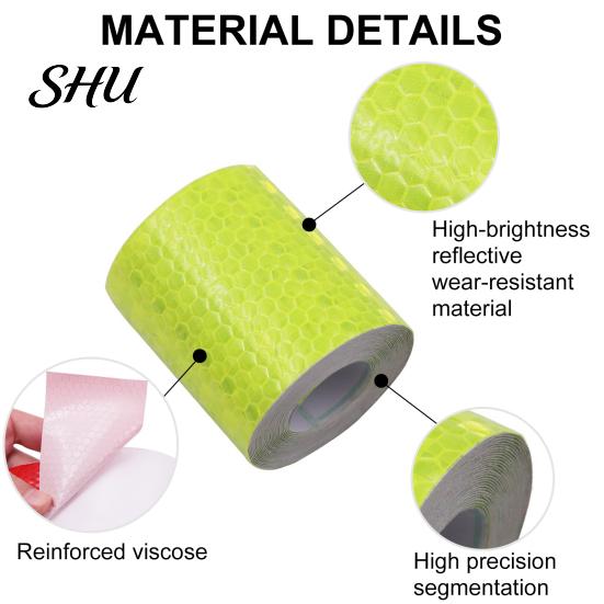 Car Protective Tape Strip Reflective Anti-collision Waterproof Universal Sticker Warning Safety Motorcycle Parts