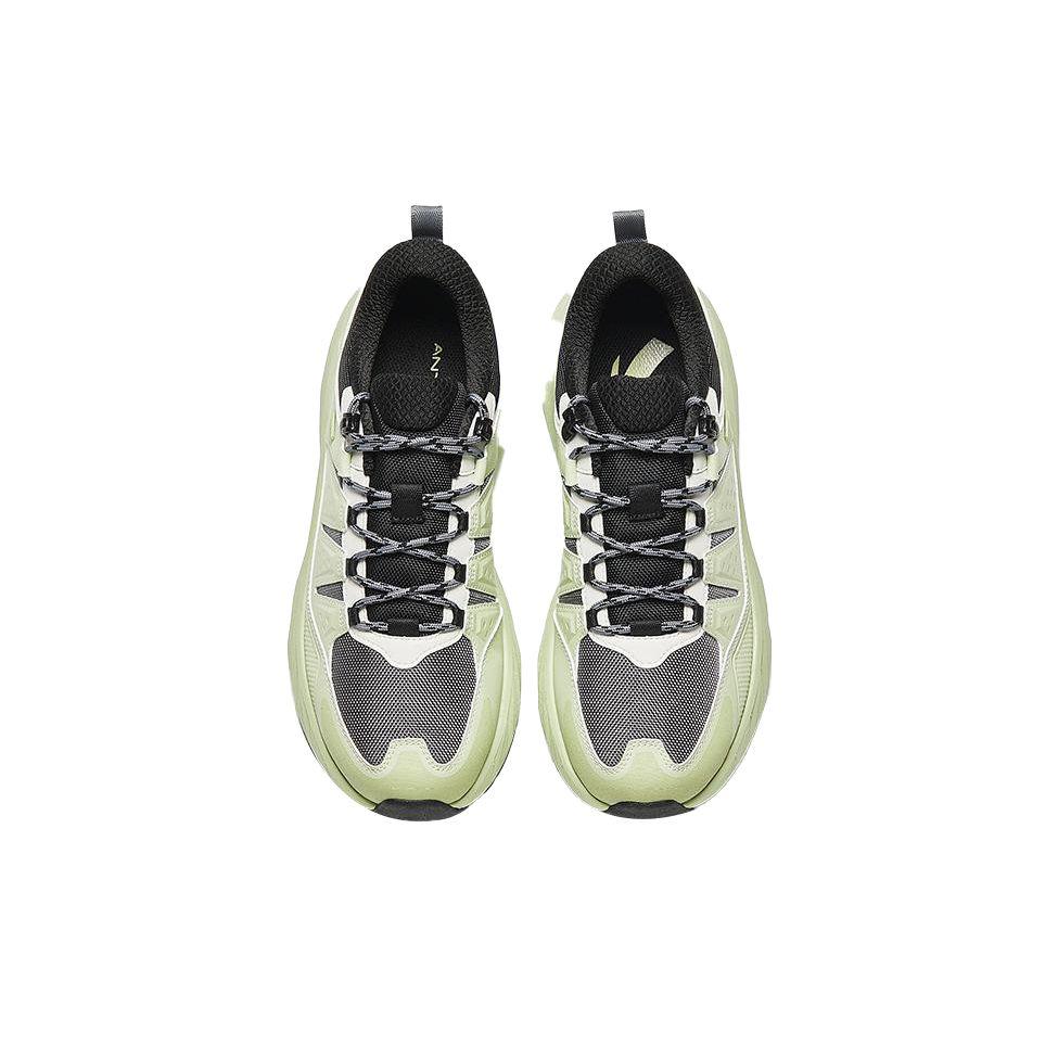 Anta Tanshan Comfortable Shock Absorbing Durable Low Top Running Shoes Men Sneaker Green Black 912345586-3