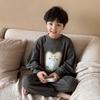 Boys Winter Pajamas Set Cartoon Loungewear Soft Cotton Kids Home Clothes 90-150cm