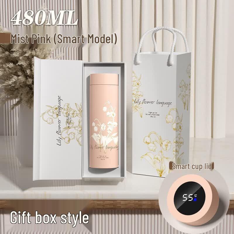 316 Stainless Steel Smart Temperature Display Thermos