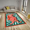 Tiger Print Area Mat Indoor Decor for Bedroom, Living Room, Office, Bedroom Decor, Vibrant Room Accent, Durable Floor Covering
