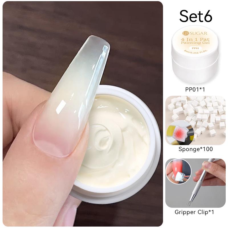 UR SUGAR Gel Pot: No-Wash Nail Art & Gradient Set