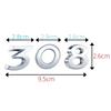 Car Rear Trunk Emblem Sticker for Peugeot 108 206 207 301 306 307 408 508 2008 3008 4008 5008 Auto Tail Logo Badge Decoration