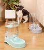 3.8L Automatic Pet Feeder & Water Bowl: Large Capacity for Cats and Dogs