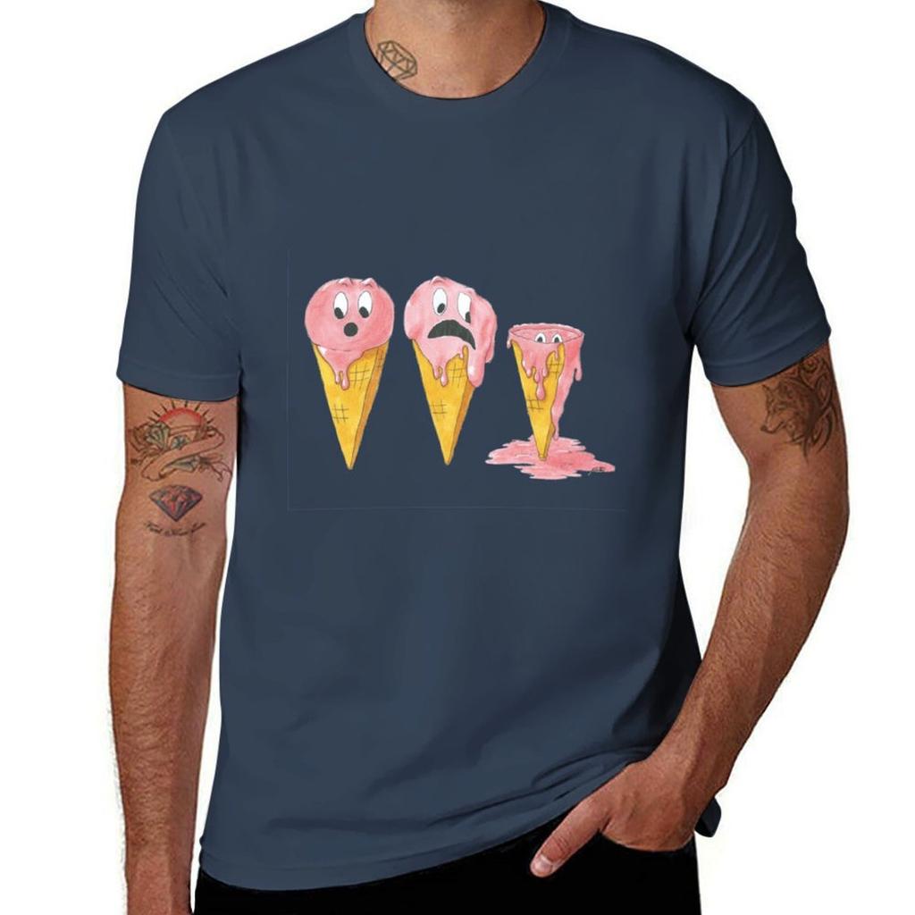 Melting Tshirt All Weather Casual Short Sleeve