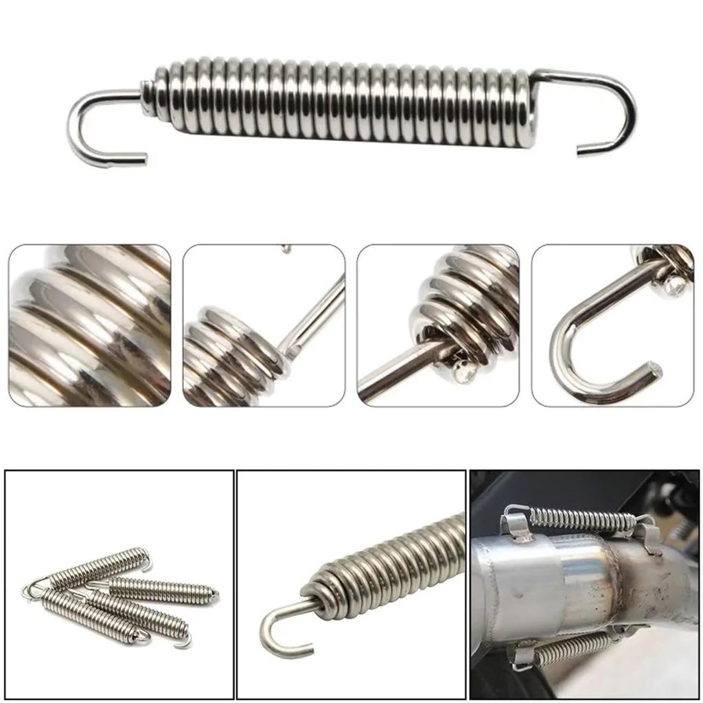 [MOTOR KANTO] Slip-on muffler Silencer general-purpose parts Spring/Intermediate pipe/U hook