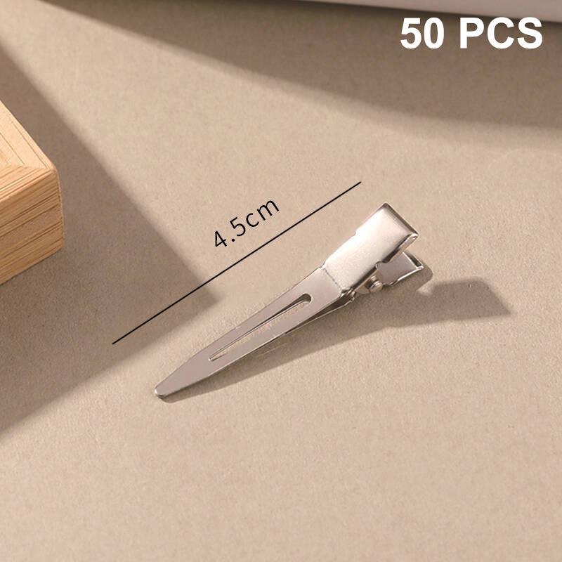 

50Pcs Simple Versatile Alloy Hair Clips Headwear Hair Accessories Hair Root Fluffy Hairpins Seamless Bangs Clips