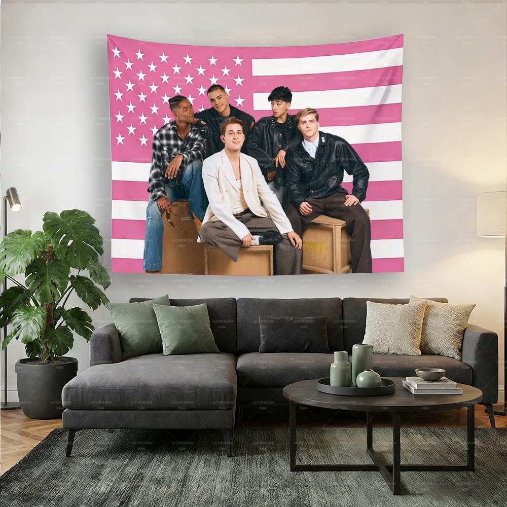SSantos BBravos American Style Tapestry Wall Art Decor for Living Room Bedroom Party Backdrop