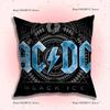 Federe Cuscino Banda Rock A-ACDC Cantante Cool Cartone Animato Divano Decorativo Casa Stampa Double-sided Corto Peluche Carino Federa Cuscino