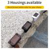 Waterproof Solar Stairs Light Outdoor LED Step Lamp Solar Powered Lighting for Deck Fence Pathway Railing Yard Garden Decoration