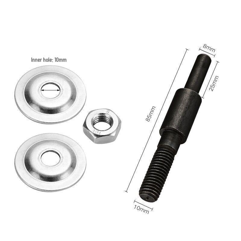 Electric Drill Conversion Kit: Grinding Wheel Holder, Metal Drill Bits, Polishing & Sharpening Attachments