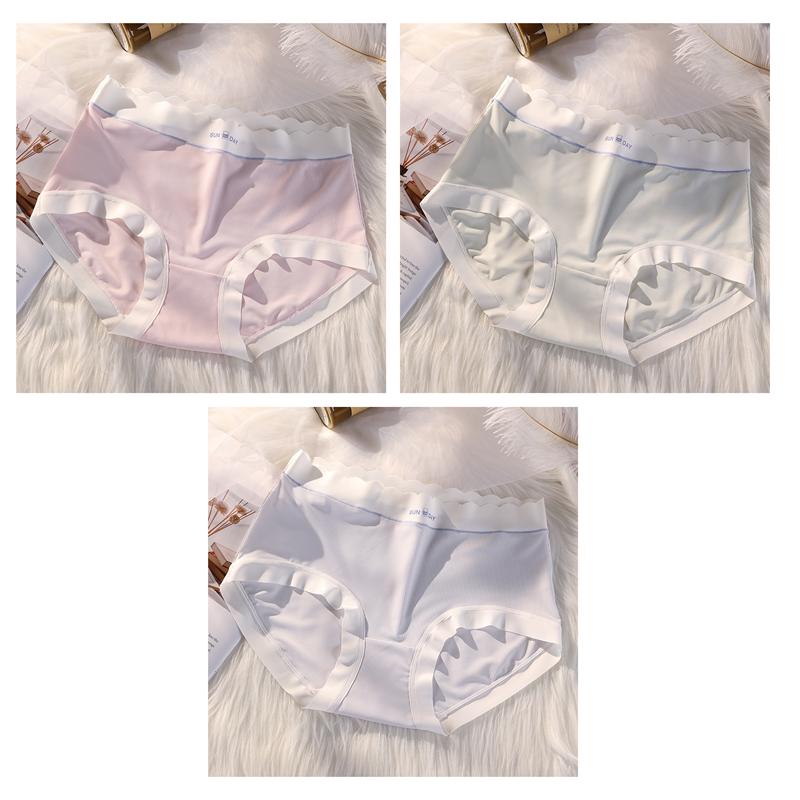 3 PCS Women's High Waist Panties Modal Underwear Breathable Boxer Briefs Lightweight Soft Undies F