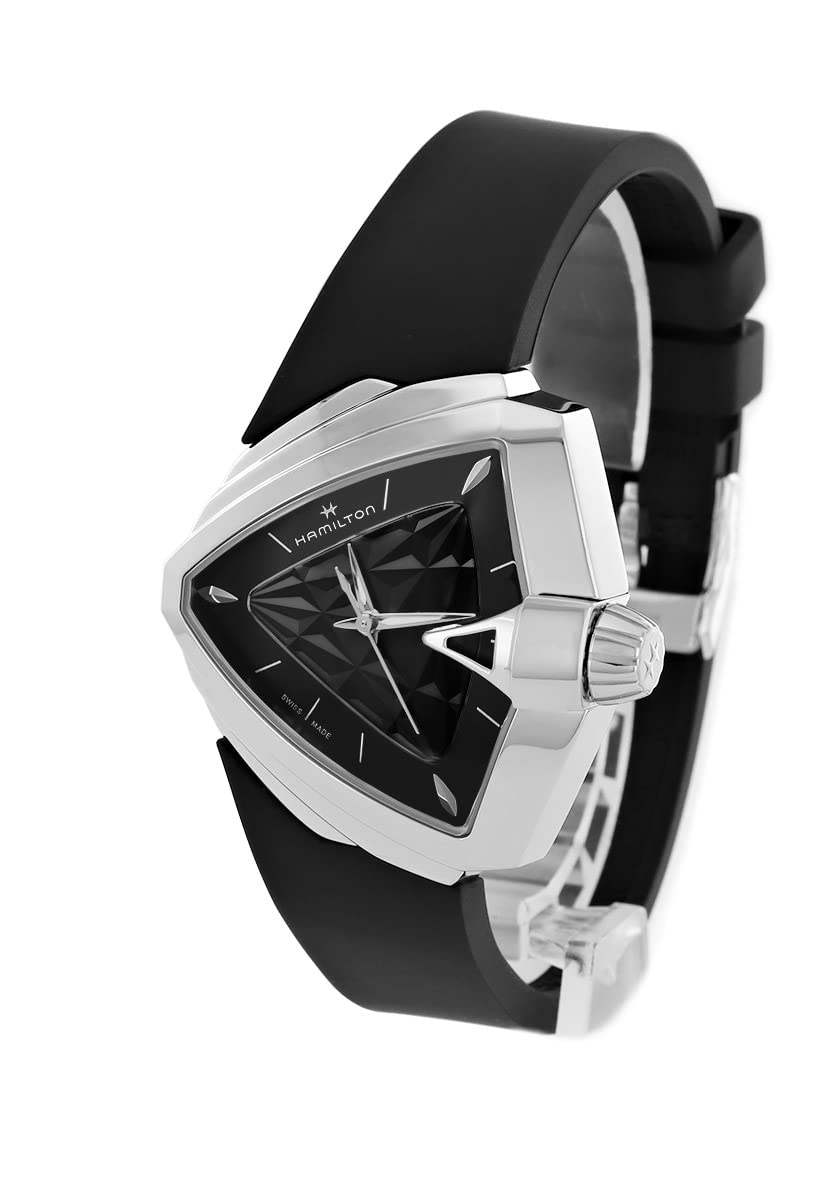 

HAMILTON Ventura S Quartz Watch H24251330 [Hamilton] Men s [Item] чорний
