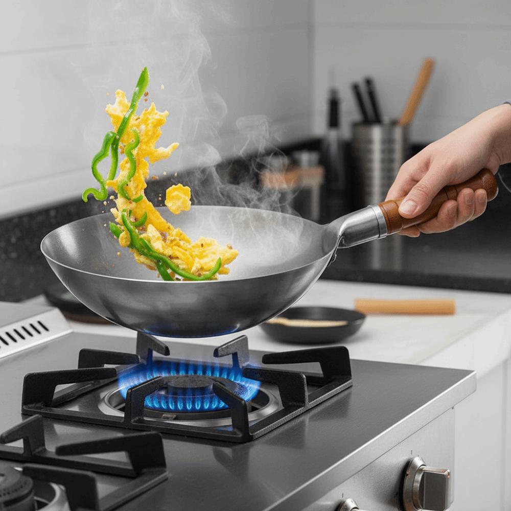 Universal Chinese Traditional Frying Wok No Coating Non-stick Pan Cooking Pot  Chinese Restaurant