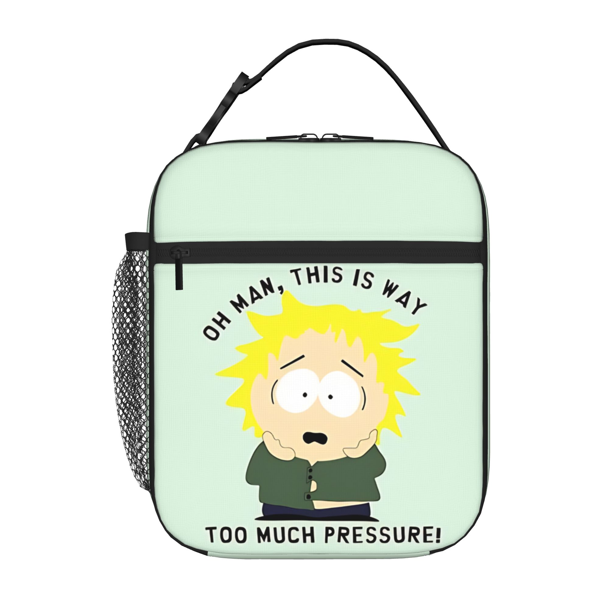 1 Piece Zipper Closure Tweek Tweak Storage Bag Pocket S-South Park School Lunch Food Box Reusable For Lunch Food Bag One Size