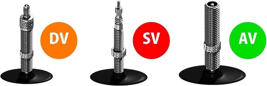 SCHWALBE (Schwalbe) [Set of 2] Genuine 20 X 1-1/8 (451) Presta Tubes with 40mm Valves, 7ASV, Packaged In OPP Bags