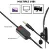 Phone Headset with Noise Canceling Mic & Mute Switch for Customer Service Office