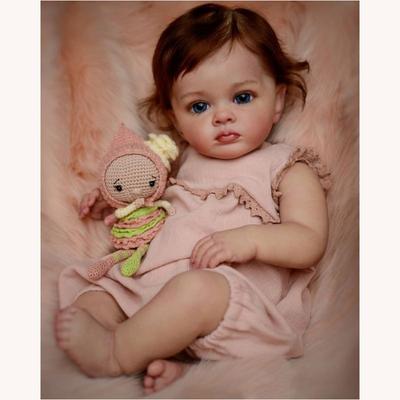 60 cm corps en tissu câlin Reborn bébé poupée Tutti belle 22 pouces corps en vinyle recyclé poupées pour enfants en bas âge accompagner bébé jouet poupée anniversaire cadeau de noël