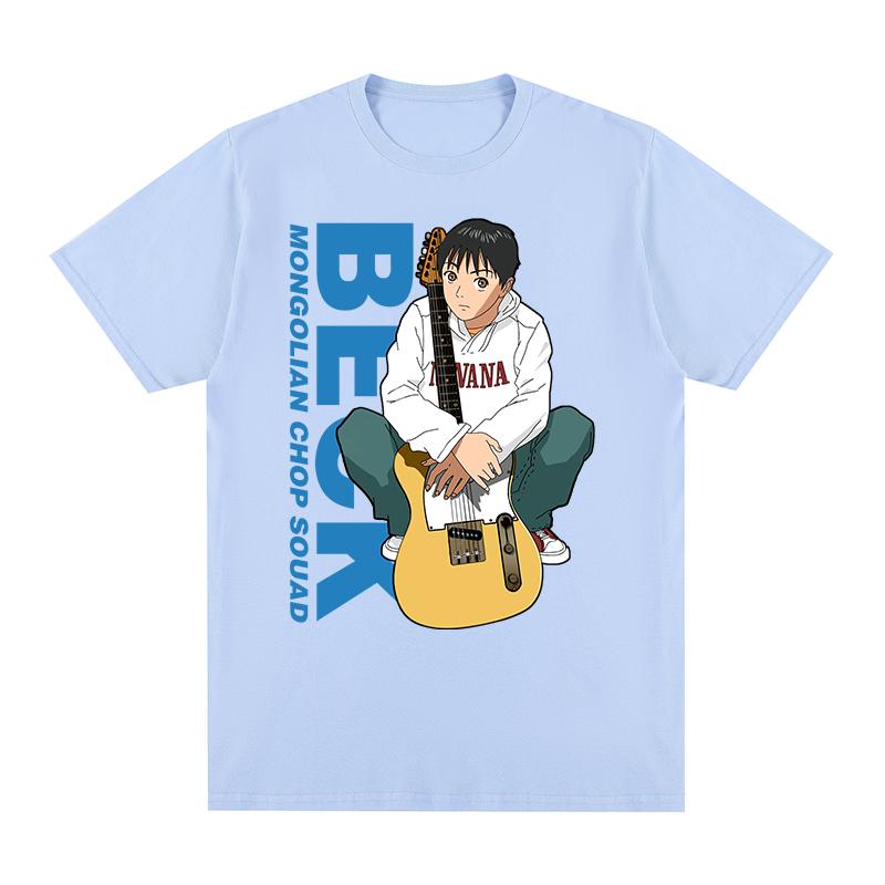 

Beck Vintage tshirt Mongolian Chop Squad Japanese Anime FLCL NANA Cotton Unisex T shirt New TEE TSHIRT Womens tops 3XL