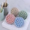Bathroom Household Portable Cleaning Tools Portable Silicone Shampoo Head Scalp Comb Hair Wash Comb Practical Body Massage Brush