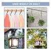 A84E-48PCS S Hooks For Hanging - S Shaped Hooks For Kitchen Utensil And Closet Rod - Black S Hooks For Hanging Plants,Pots