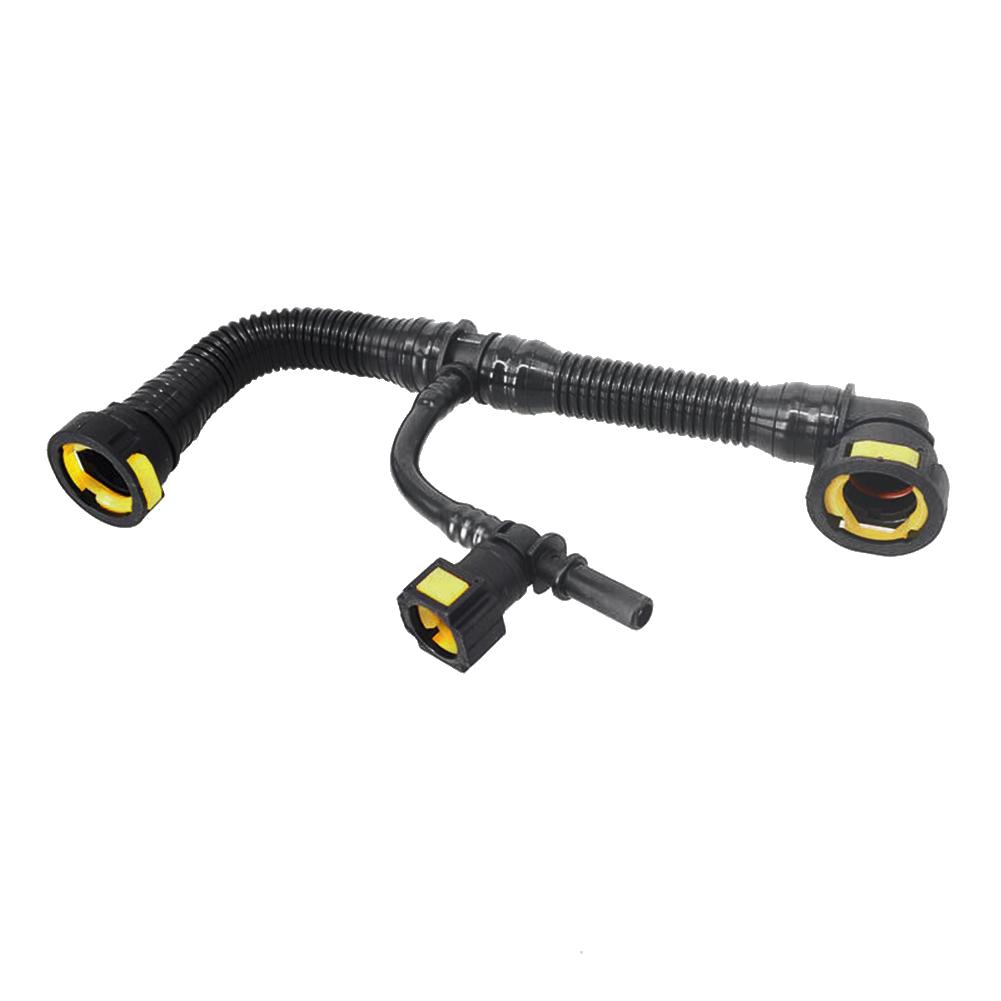 1192.WZ Engine Vest Hose Cylinder Head Cover Oil Breather Pipe For  1007 206 207 307 SW Citroen C2 C3 C4 чёрный