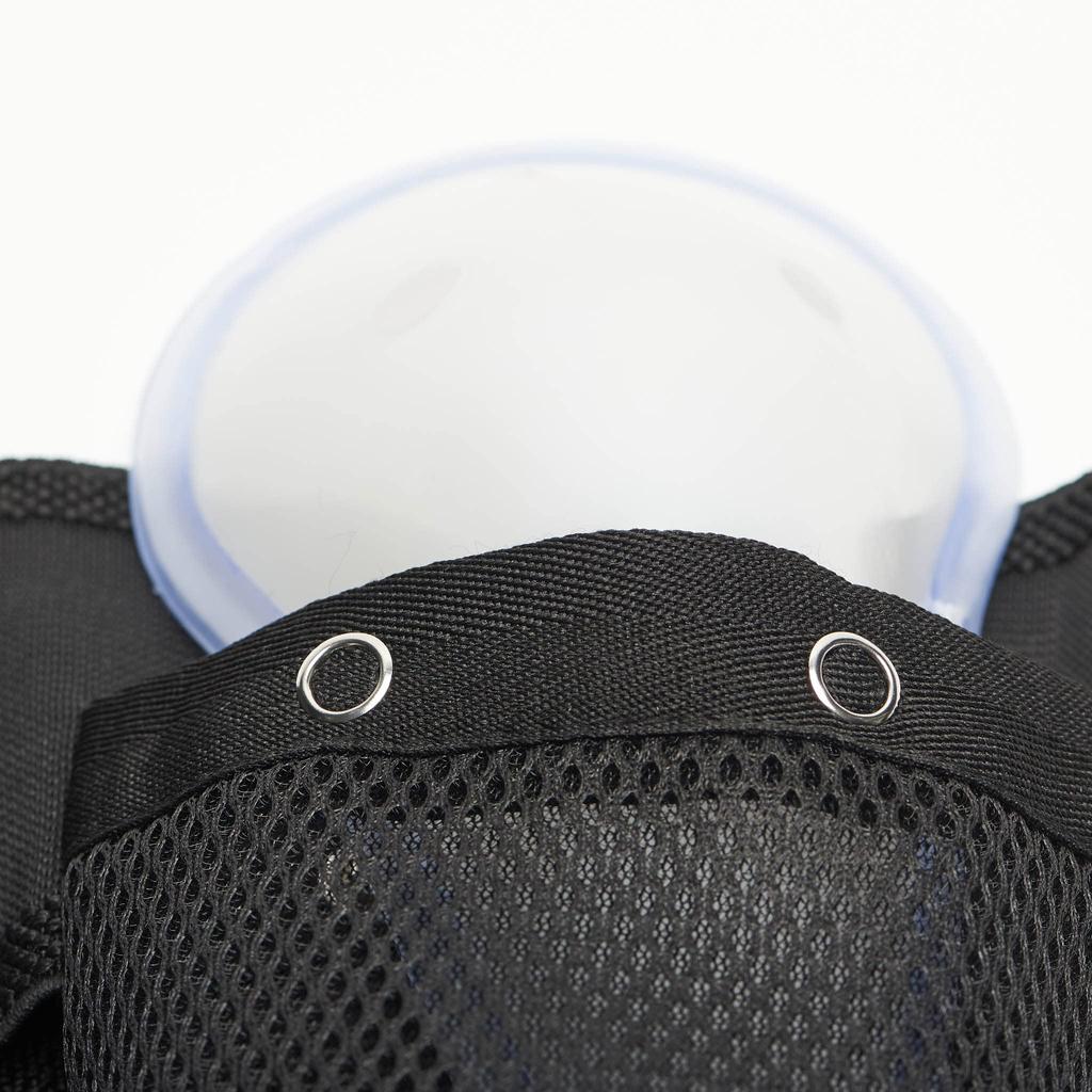 LEONE 1947 Arts Tiefschutz Abnehmbar PVC PR321 Boxen/Kampfsport [MANN SCHUTZ] Schale, Groß/Schwarz, [Authentisch]