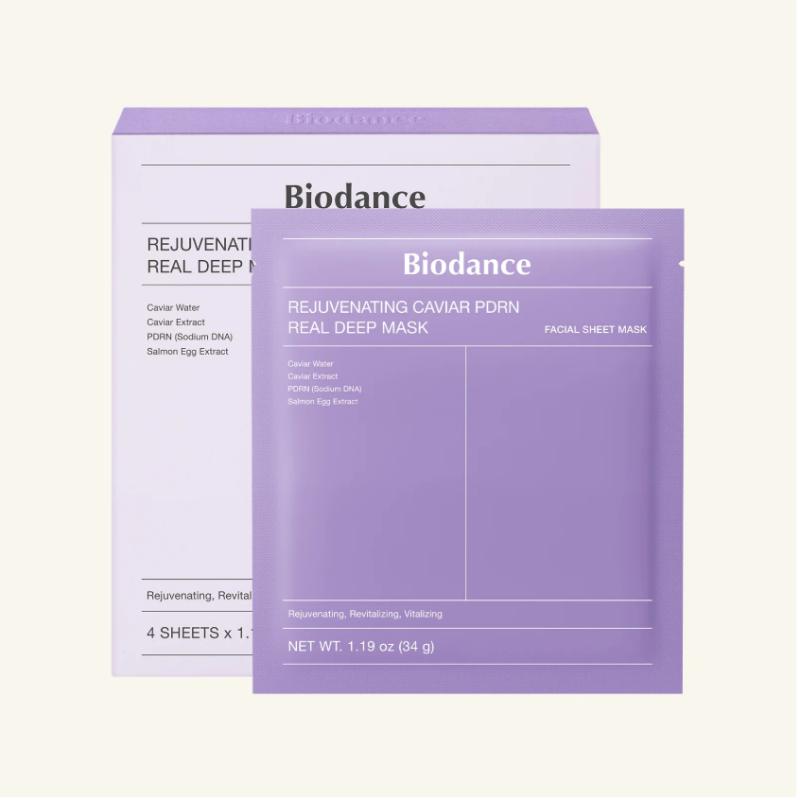 Biodance Bio Rejuvenating Caviar PDRN Real Deep Mask 8 Pieces