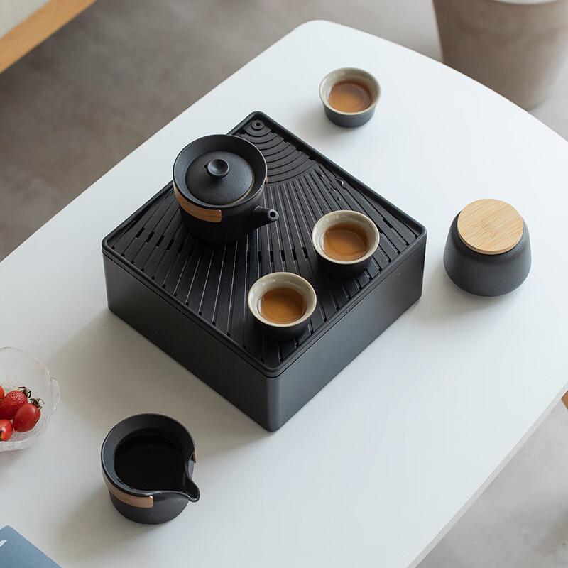 Shangqi Portable Travel Tea Set with Storage Box