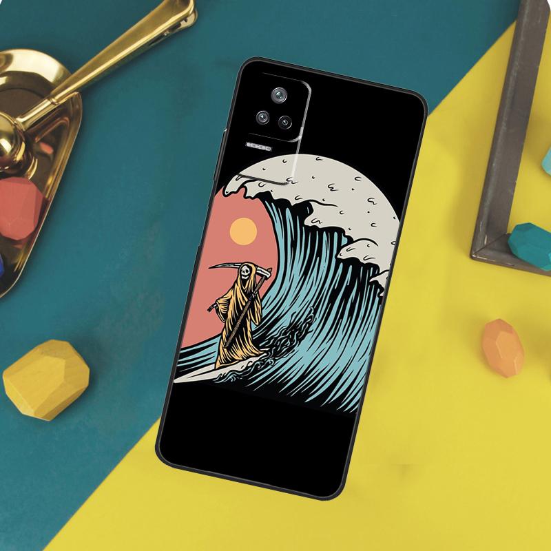 Reaper Skull Skeleton Case For Xiaomi 13T 14T 15T 14 15 Ultra 17 Pro Max POCO F8 Ultra X7 X5 X6 F5 F6 F7 Pro Cover