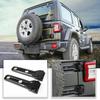 Baklucke Gångjärn Reservdäck Dekorativt Skydd Trim för Jeep Wrangler JL 18+ Kolfiber