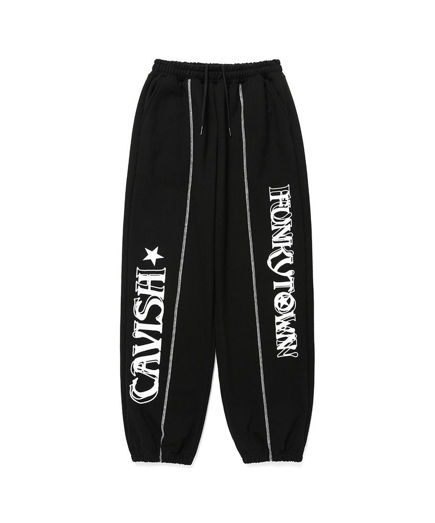 Cabisi Cft Stitch Point Sweatpants Black(Cv2Dsupa03A)