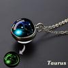 Pendant Luminous Zodiac Signs-star Ball, Stylish Men's Necklace