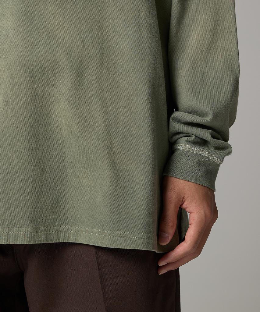 DICKIES Garment Dyed Basic Long Sleeve Olive