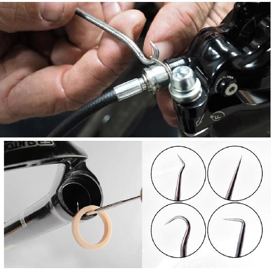 Precision Pick and Hook Set, Automotive Pick Tool Set for Car Auto Oil Seal O Ring Seal Gasket Pick Mini Hooks Puller Remover Perfect for Electronic