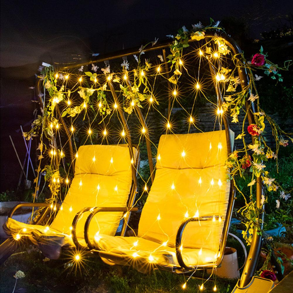 4mx6m 2mx3m 2mX2m Christmas Garlands LED String Christmas Net Lights Fairy Xmas Party Garden Wedding Decoration Curtain Light