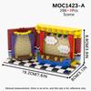 Horror Game Set Building Blocks FNAFED Movie Cartoon Bear Cartoon Scene Compatible Action Figures Toys MOC Bricks Birthday Gifts