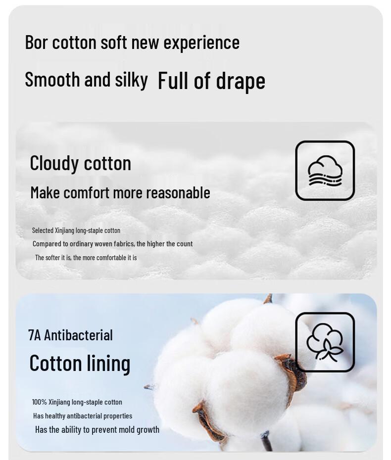 Langsha Men's Antibacterial Cotton Boxer Briefs 4-Pack